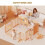 Meulbaty Baby Playpen - Adjustable Size & Shape Fo 6