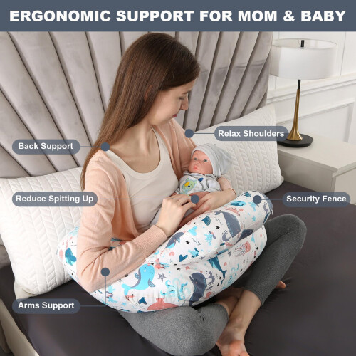 Nursing Pillow, Multifunctional Breastfeeding Pill 1