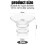 2pcs Flange Inserts, 17mm Silicone Breastpump Flan 2