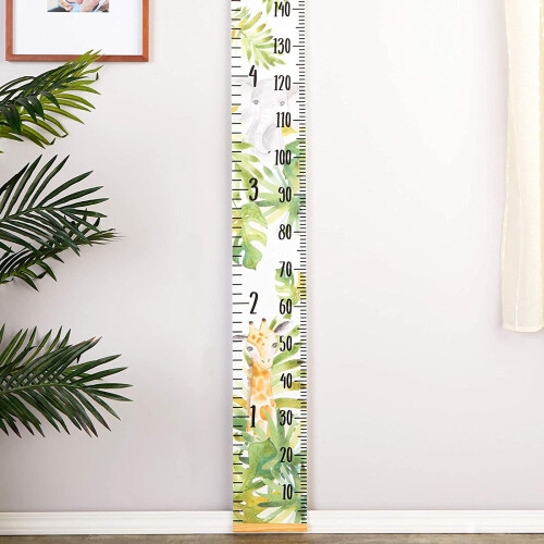 Growth Chart for Kids, Wall Chart in Safari Jungle 1