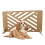 See-Through Wooden Stopper Barrier – Freestanding 1