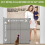 125cm Extra Tall Retractable Dog Gate,200cm Wide,R 2