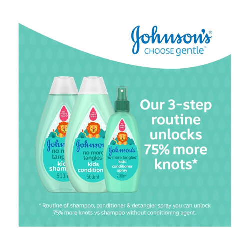 Johnson's Kids 3-Pack: Shampoo & Conditioner 500ml 1