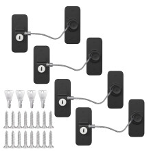 HIYAA Window Locks for UPVC Windows, 4 Packs Windo
