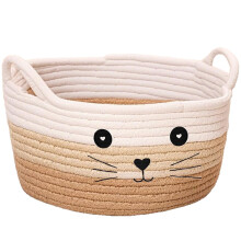 Cat Toy Box, 8.3 X 4.7 Inch Cat Toy Basket, Cat Ba