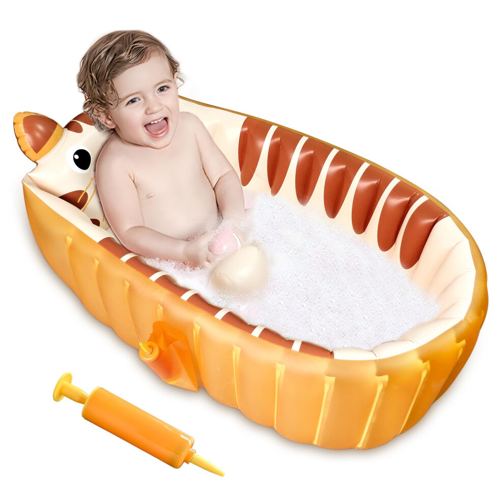 Inflatable Baby Bathtub, Toddler Bath Tub N Boczif