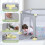 Light Grey 6-Panel Baby Playpen with Breathable Me 4