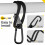 SURDOCA Buggy Clips for Pram, Aluminum Alloy Pram 4