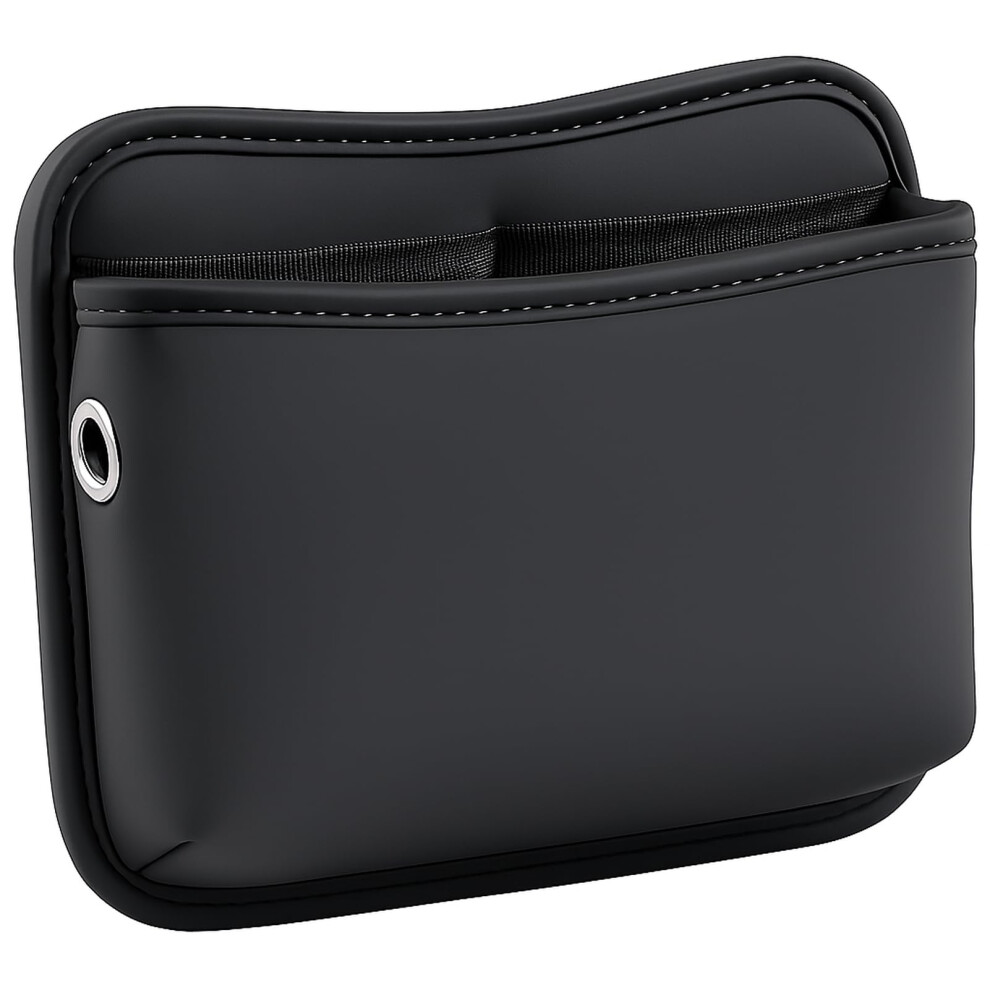 Rtdho Car Seat Side Pocket Organizer,Pu Leather Car Pocket Pouch Universal Front Seat Console Storage Bag Cell Phone Holder For Phone Keys Cards Coin 60304209