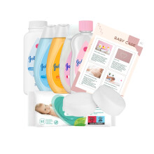 Baby Bath Bundle Set - Complete Newborn Care Kit -