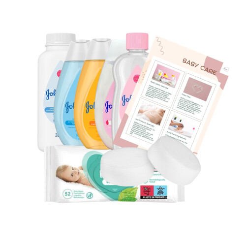 Baby Bath Bundle Set - Complete Newborn Care Kit -