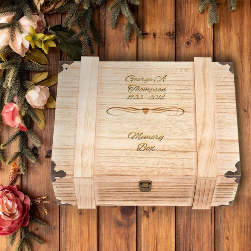 Hoolaroo Personalised Keepsake Box Extra Large Per 1