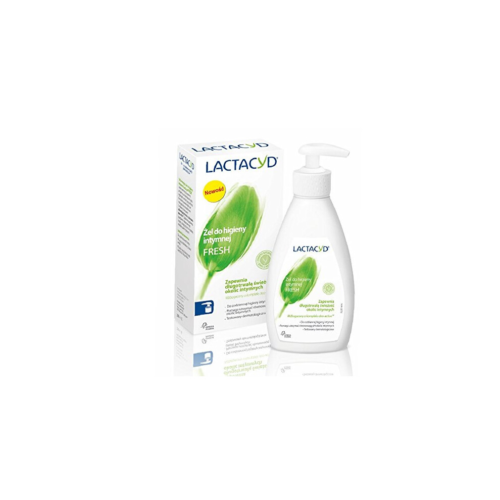 Lactacyd Fresh Intimate Hygiene Gel Daily Protective Wash With Pump 200Ml