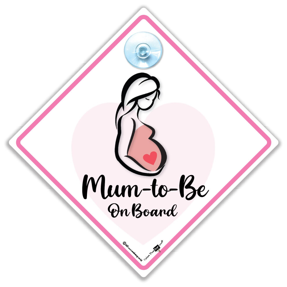 Mum To Be Sign, Bump On Board Sign, Pregnant Lady Iwantthatsign.com
