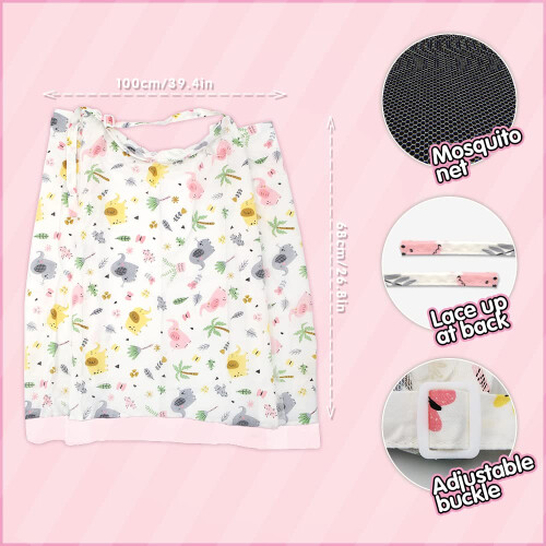 Boerni Large Nursing Cover, Breathable Breastfeedi 1