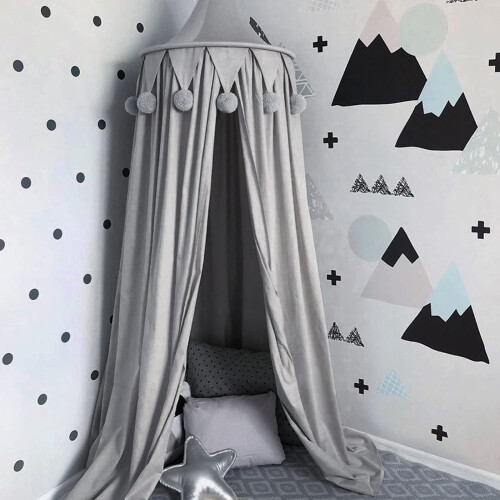 Dyna-Living Bed Canopy for Children, Round Dome Ha 2