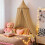 HOTUT Kids Bed Canopy with Ruffles,Round Dome 240c 7