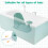 Baby Bath Seat with Adjustable Backrest Suction Cu 7