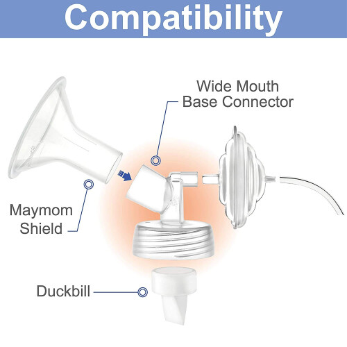 Maymom Myfit Base Connector (2Pc) Wide Neck: These 1