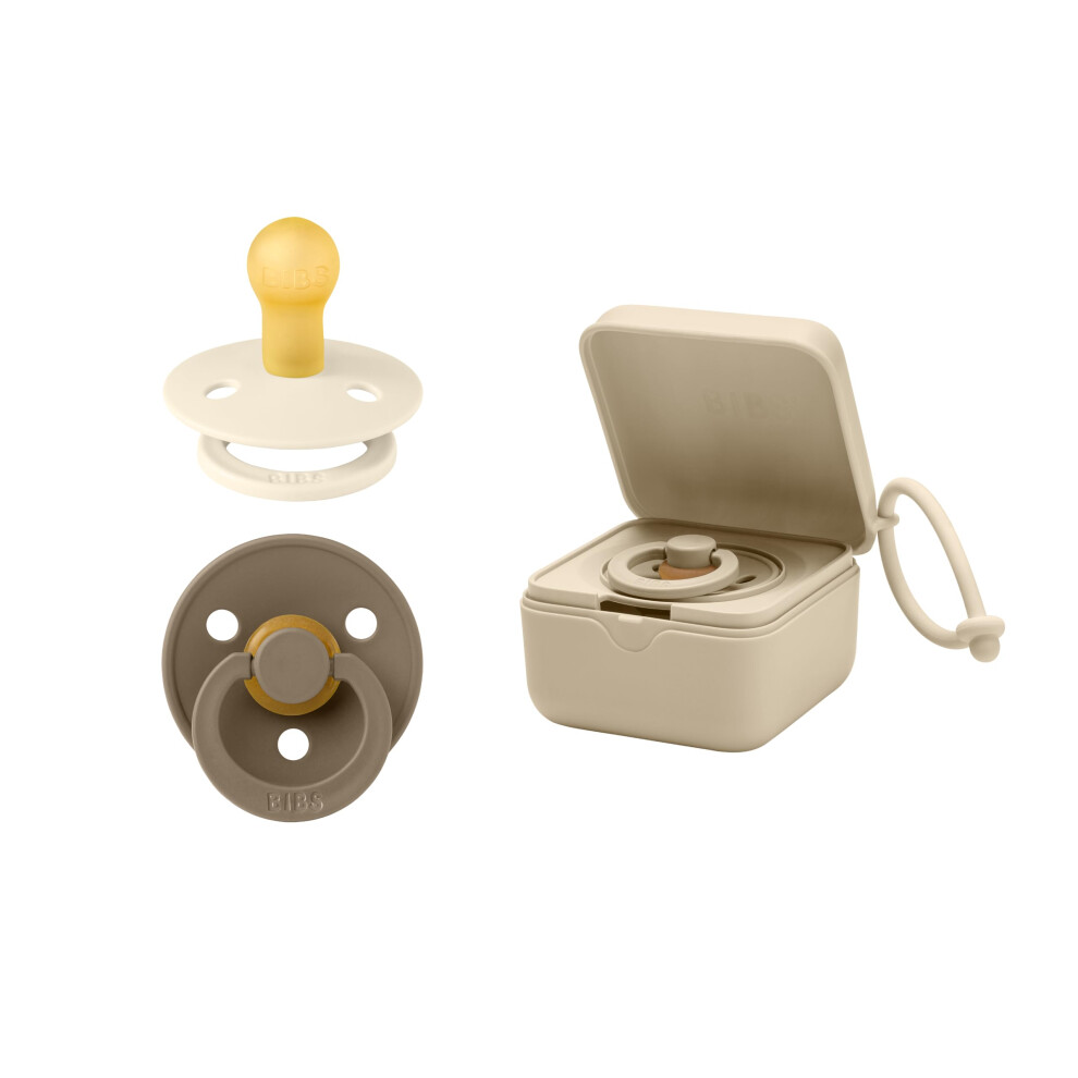 Pacifier Box Bundle - Colourful Pacifiers, Ro Bibs