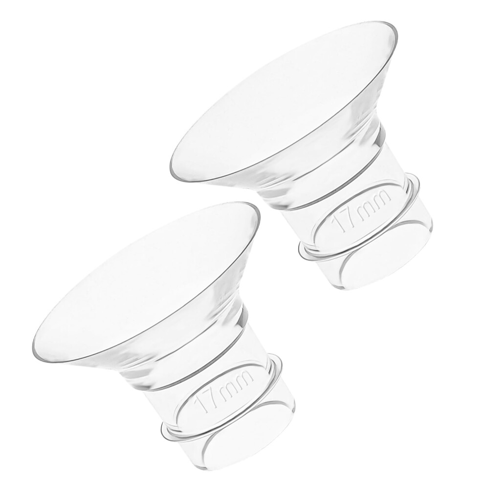 2Pcs Flange Inserts, 17Mm Silicone Breastpump Flan Peutier