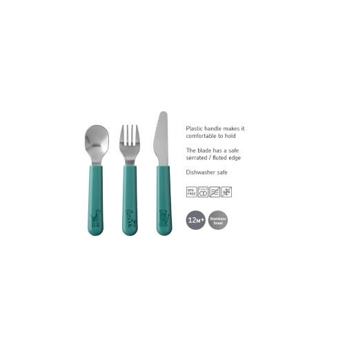 Mepal – Children's Cutlery 3-Piece Set Mepal Mio – 2