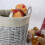 Wickerfield Grey Round Wicker Laundry Basket with 8