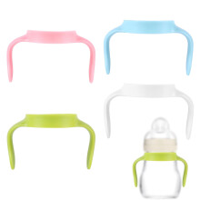 4pcs Baby Bottle Handles Compatible with Mam Bottles, Bottle Holder for Baby Feeding Bottle Accessories for Baby Teaching Baby to Hold Their Own Bott