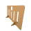 See-Through Wooden Stopper Barrier – Freestanding 7
