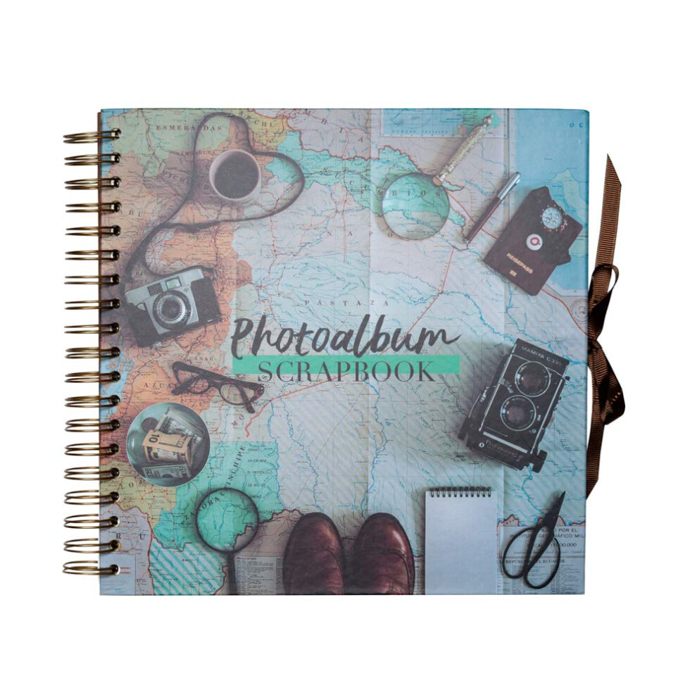 Photo Album Scrapbook Vintage Travel | Grupo Erik