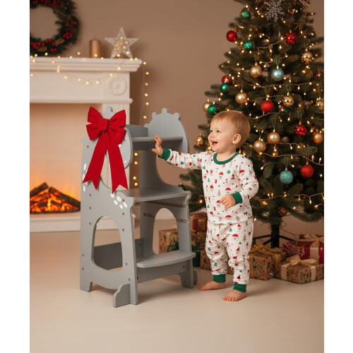 Toddler Kitchen Helper Nursery Step Stool Kids Sta 1