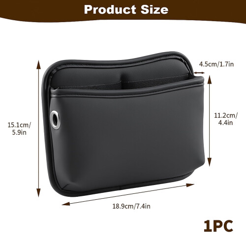 RTDHO Car Seat Side Pocket Organizer,PU Leather Ca 2