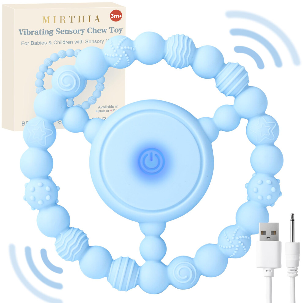Vibrating Sensory Chew Toys - Rechargeable Mirthia