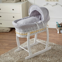 For Your Little One Wicker Moses Basket with Rocki