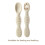 PandaEar Silicone Baby Spoons for Self Feeding 4-6 4