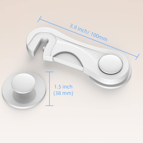 10 Pack Cupboard Locks for Children, Child Locks f 1