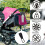 2pcs Black Carabiner Clips - Heavy Duty Buggy Clip 4