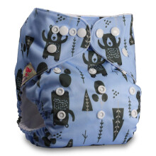 Littles & Bloomz, Reusable Pocket Cloth Nappy, Fas