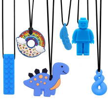 6 PCS Sensory Chew Necklace - Chew Toys for Autist