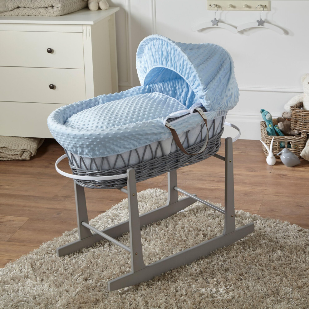Wicker Moses Basket With Rocki For Your Little One