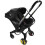 Black Transparent Stroller Rain Cover, Car Seat St 1