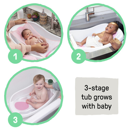 Ingenuity Summer by Ingenuity Comfy Clean Deluxe Newborn to 1