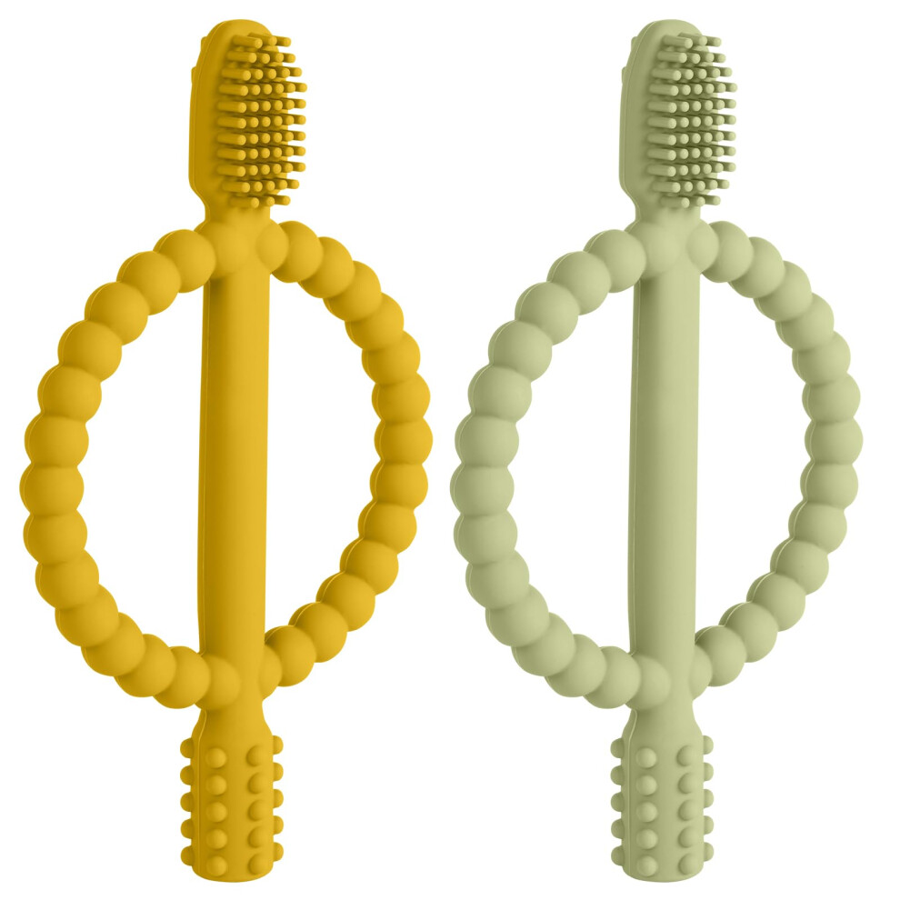Baby Teething Toys,2Pcs Sensory Chew Toys Wi Aolso
