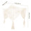 Baoblaze 4 Bed Canopy Drape Netting Net for Girls 3