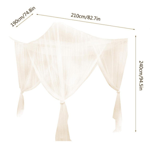 Baoblaze 4 Bed Canopy Drape Netting Net for Girls 2