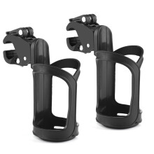 2 Pack Cup Holder for Pram, HAVIRI Universal Stroller Pushchair Bikes Golf Trolley Wheelchair Cup Holder, 360 Rotating and Large Caliber Designed fo