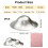 2Pcs Silver Nipple Shields for Breastfeeding 925 S 2