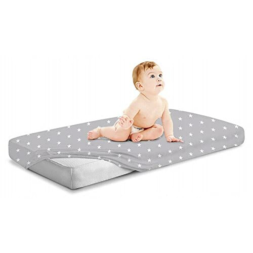 Pack of 2 fitted sheet jersey stretchy fit junior 2