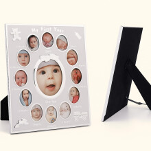 Baby My First Year Multi-Photo Frame Holds 13 Phot