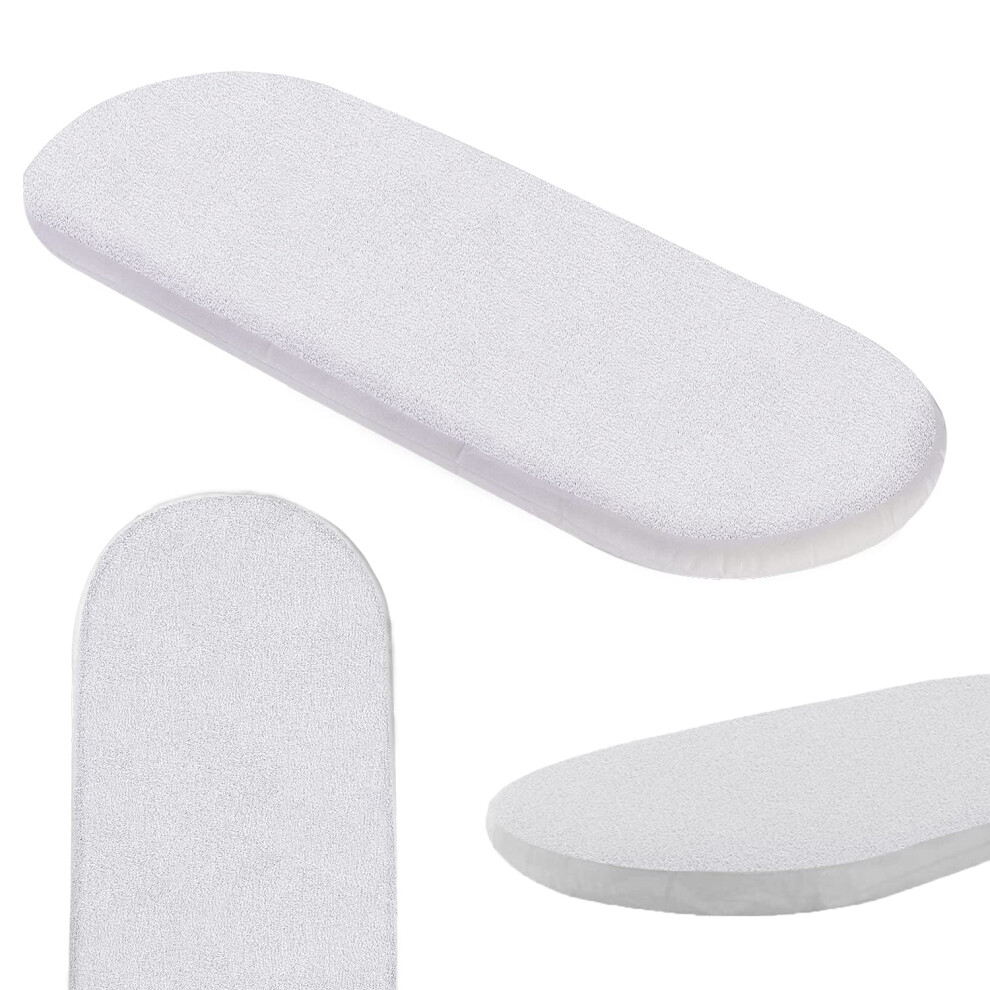 100% Cotton Waterproof Moses Basket Mattress Protector - Washable, Soft Absorbent, Anti-Allergy, Non-Noisy, Breathable Ecobiz